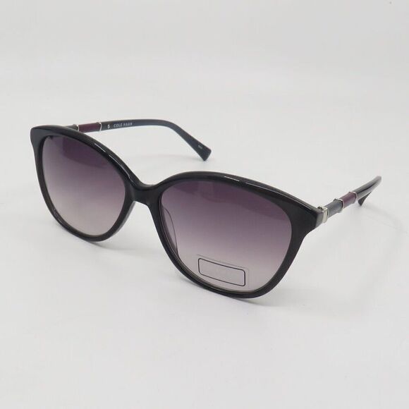 Cole Haan New CH7071 014 Black/Grey Gradient Sunglasses - Picture 3 of 8